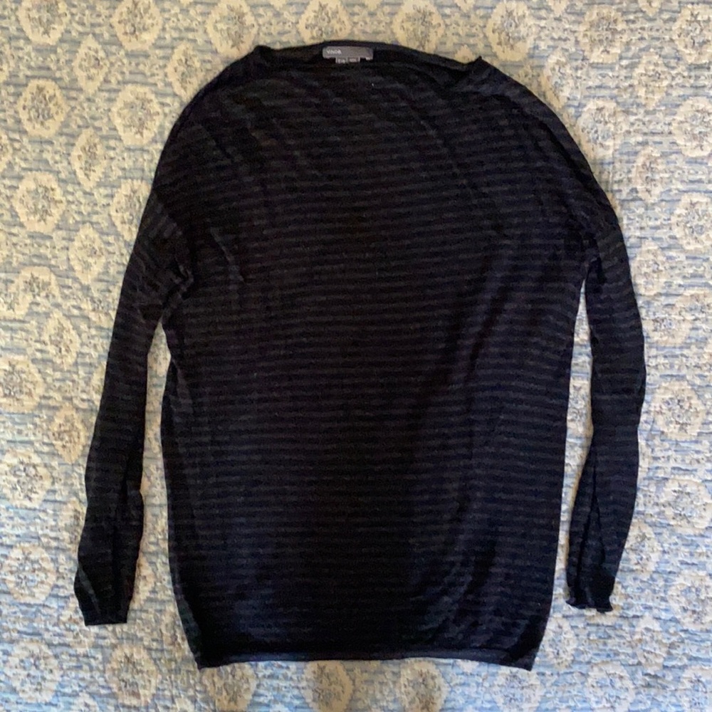 Vince stripped sweater. Size S